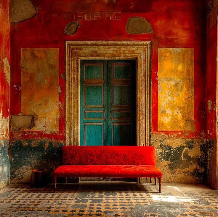 Old walls, soft light